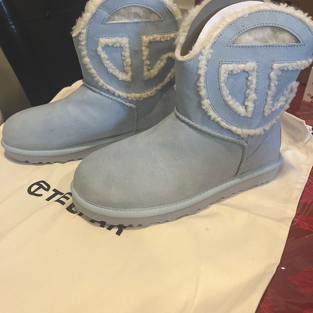 Uggs Telfar brand new with tags light blue